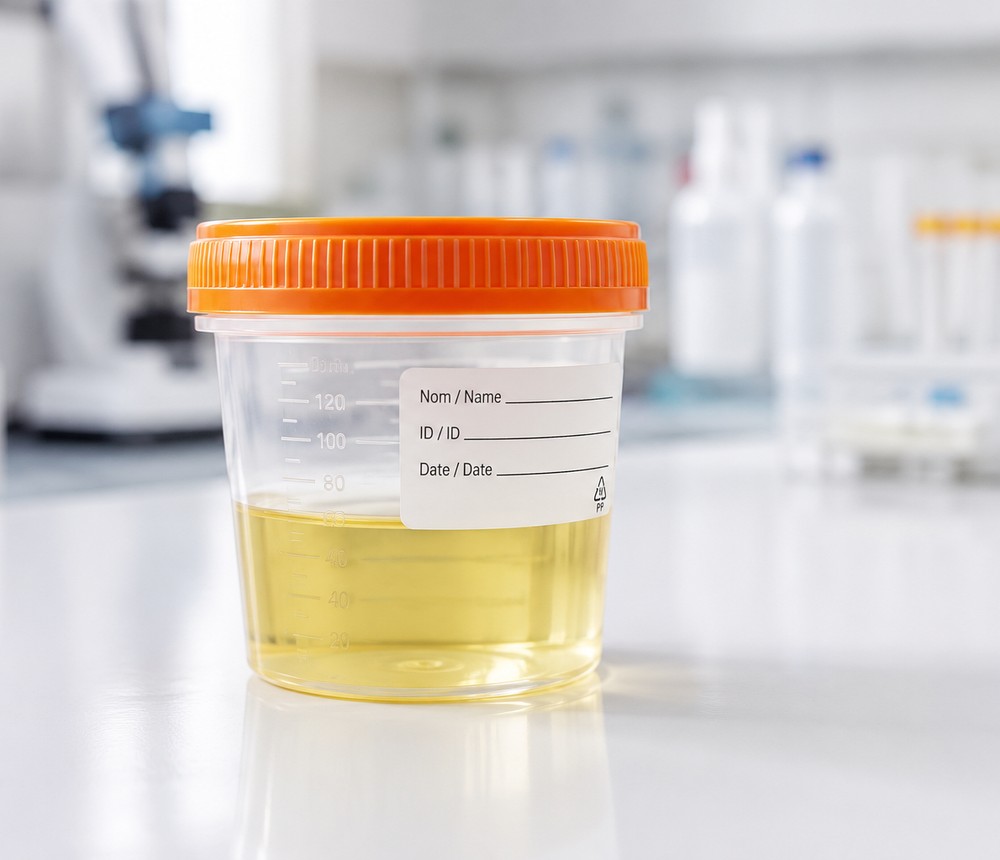 Contenant de prélèvement d'urine