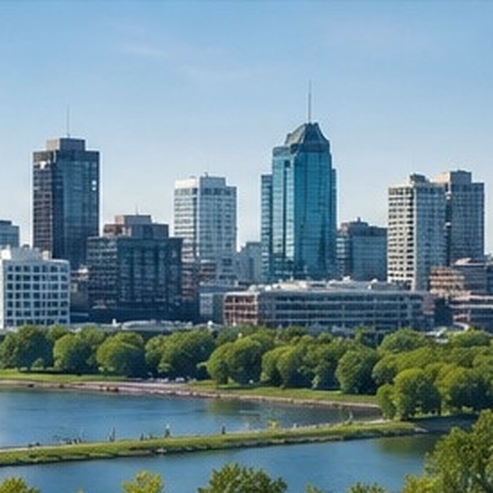 Vue de Laval, secteur desservi par Trois Pierre