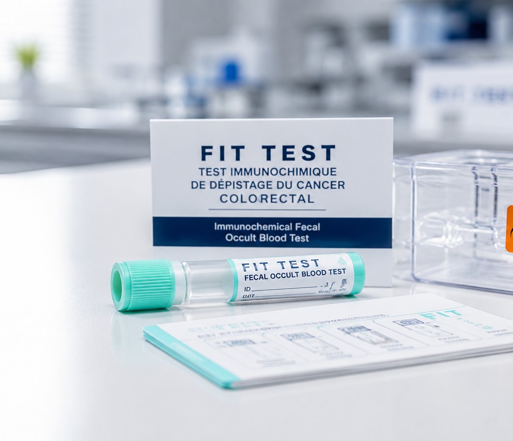 Trousse de prélèvement FIT test pour recherche de sang dans les selles